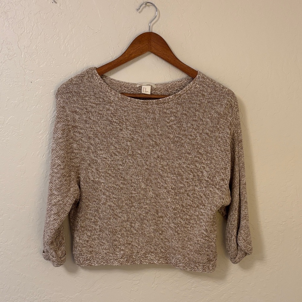 H&M Beige Knit Sweater